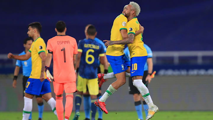 Brasil e Colômbia voltam a se enfrentar.